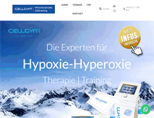 Tablet Screenshot of cellgym.de
